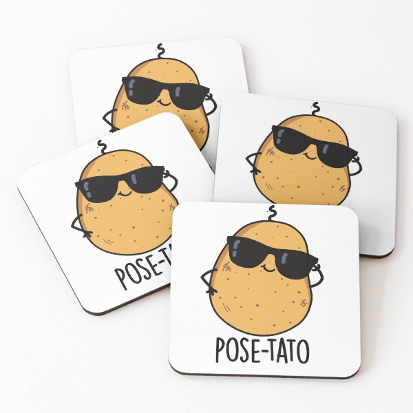 Item preview, Pose-tato Funny Potato Pun  designed and sold by punnybone.
