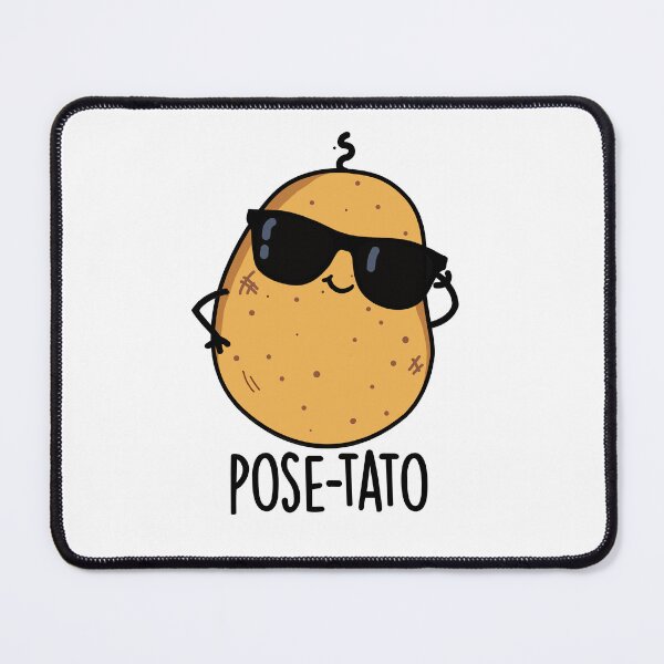 Item preview, Pose-tato Funny Potato Pun  designed and sold by punnybone.
