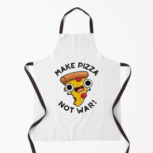 Item preview, Make Pizza Not War Funny Peace Pun designed and sold by punnybone.