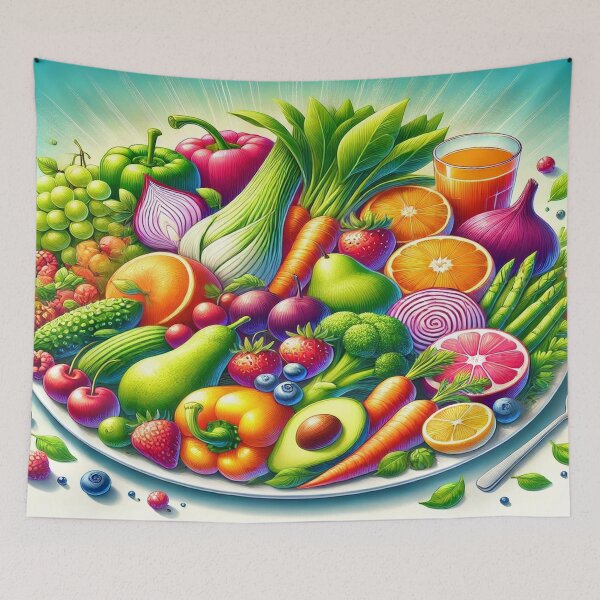 Item preview, Vibrant Plate of Nutrition designed and sold by Genady.