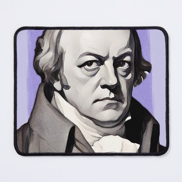 Artikelvorschau, Englischer Dichter William Blake - Lila - Illustration entworfen und verkauft von Litstoy.