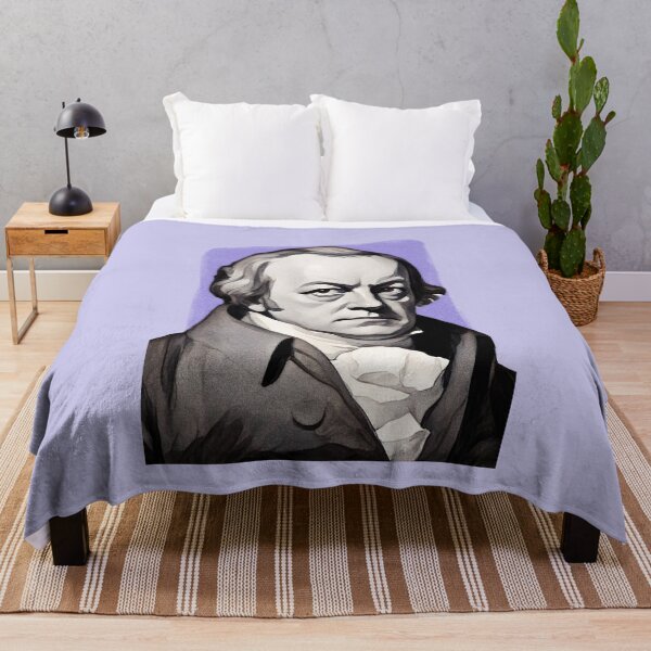 Artikelvorschau, Englischer Dichter William Blake - Lila - Illustration entworfen und verkauft von Litstoy.