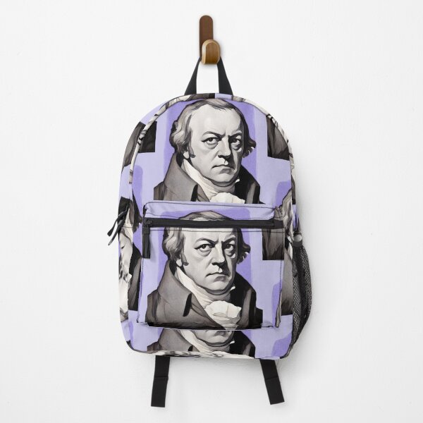 Item preview, English Poet William Blake - Purple - illustration designed and sold by Litstoy.