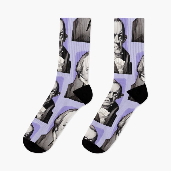Item preview, English Poet William Blake - Purple - illustration  designed and sold by Litstoy.