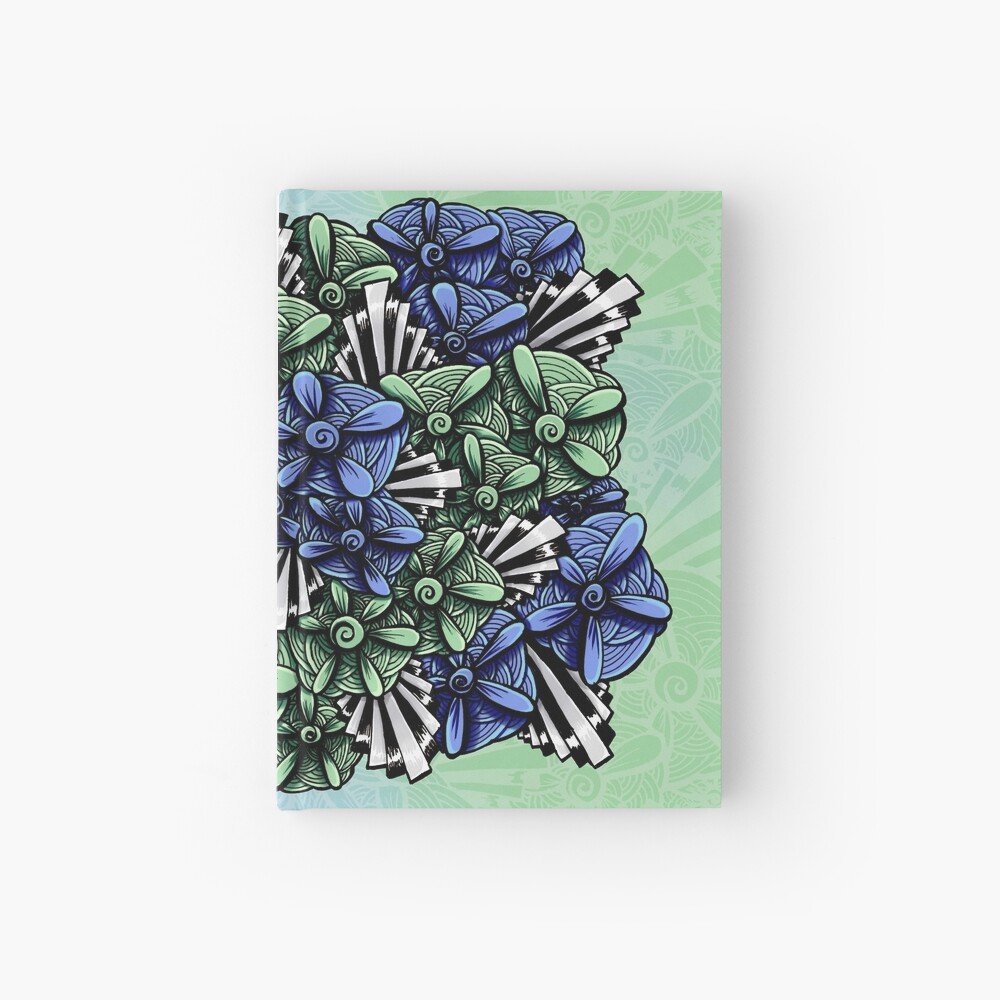 Zentangle Petal-Floodlights Hardcover Journal