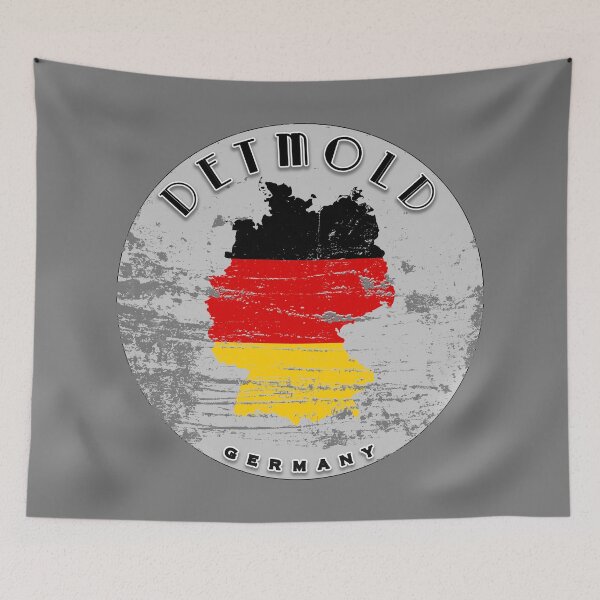 Item preview, Detmold Germany Flag Worn  designed and sold by World Designs.