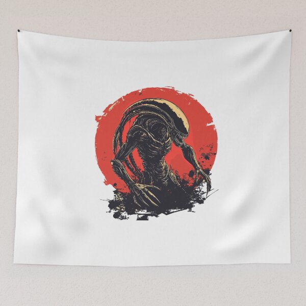 Item preview, Xenomorph Alien Horror Art | Retro Sci-Fi Creature Design designed and sold by Petru&Myself.