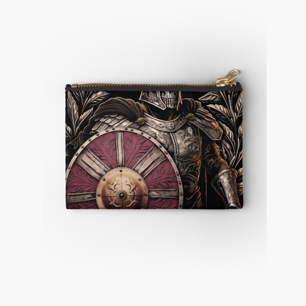 Item preview, Skeleton Roman Soldier in Armor with Shield - Ancient Warrior Art designed and sold by TurtleDojo.