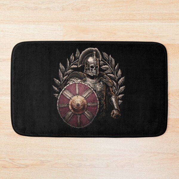 Item preview, Skeleton Roman Soldier in Armor with Shield - Ancient Warrior Art designed and sold by TurtleDojo.