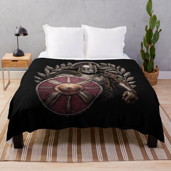 Item preview, Skeleton Roman Soldier in Armor with Shield - Ancient Warrior Art designed and sold by TurtleDojo.
