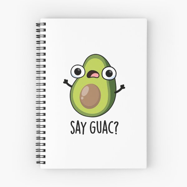 Item preview, Say Guac Funny Avocado Pun  designed and sold by punnybone.