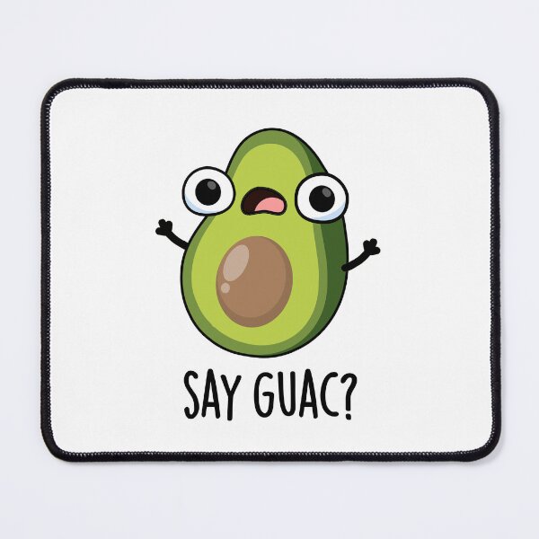 Item preview, Say Guac Funny Avocado Pun  designed and sold by punnybone.