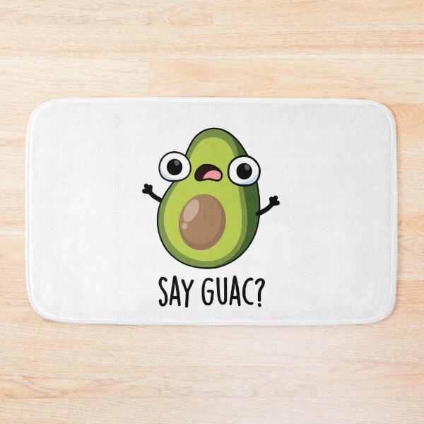Item preview, Say Guac Funny Avocado Pun  designed and sold by punnybone.