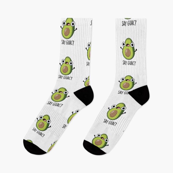Item preview, Say Guac Funny Avocado Pun  designed and sold by punnybone.