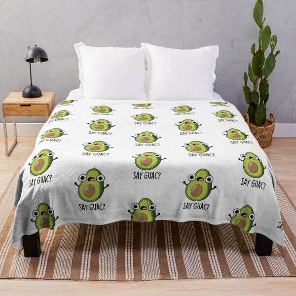 Item preview, Say Guac Funny Avocado Pun designed and sold by punnybone.