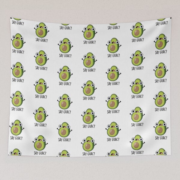 Item preview, Say Guac Funny Avocado Pun  designed and sold by punnybone.