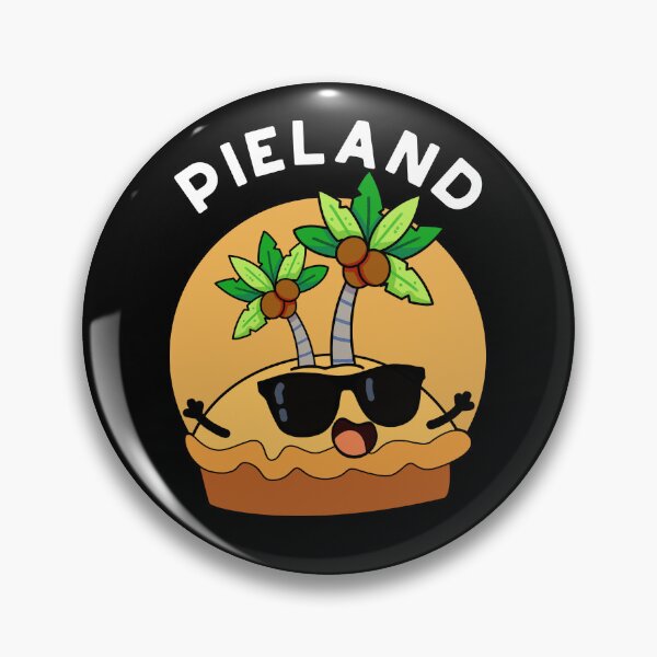 Artikelvorschau, Pie-land Lustiges Insel-Wortspiel (Dunkler Hintergrund) entworfen und verkauft von punnybone.