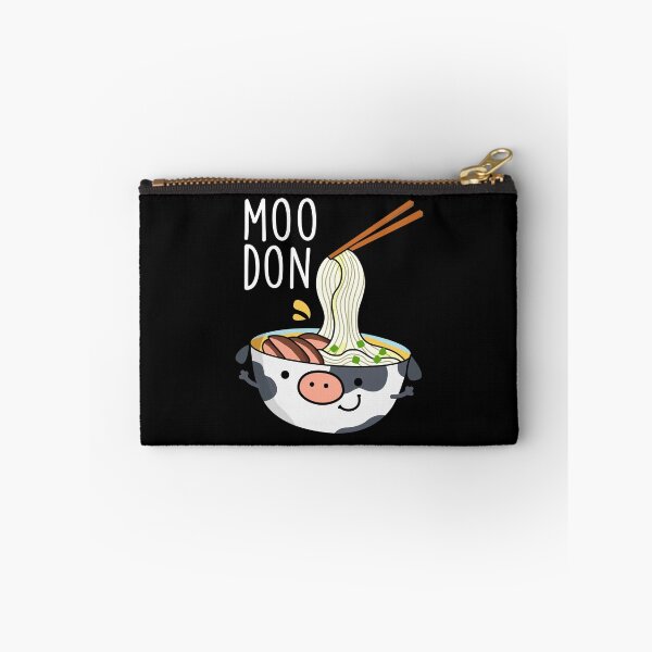 Item preview, Moo-don Funny Udon Pun (Dark BG) designed and sold by punnybone.
