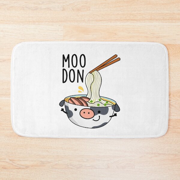 Item preview, Moo-don Funny Udon Pun  designed and sold by punnybone.