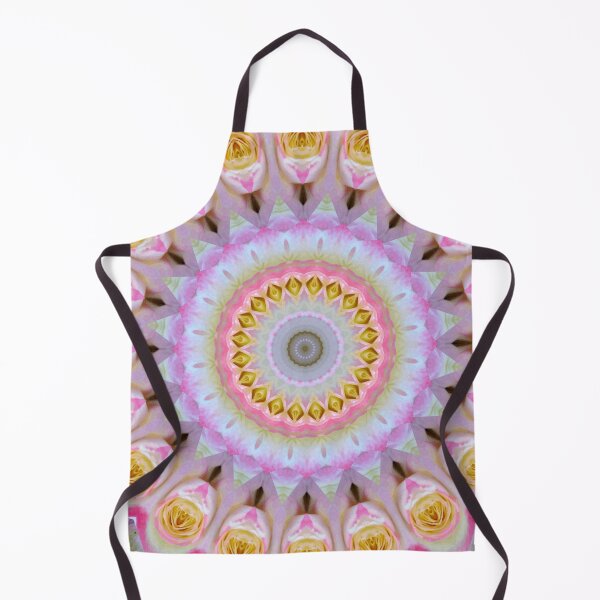 Item preview, Mandala Of Yellow and Pink Roses designed and sold by taiche.