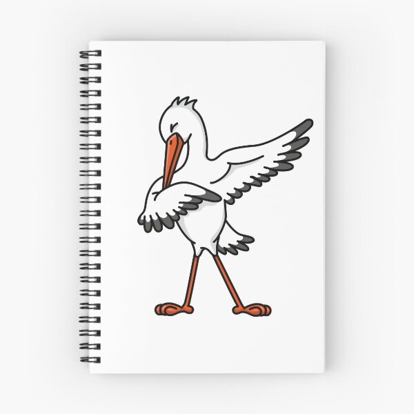 Item preview, Dab dabbing stork pregnancy announcement designed and sold by LaundryFactory.