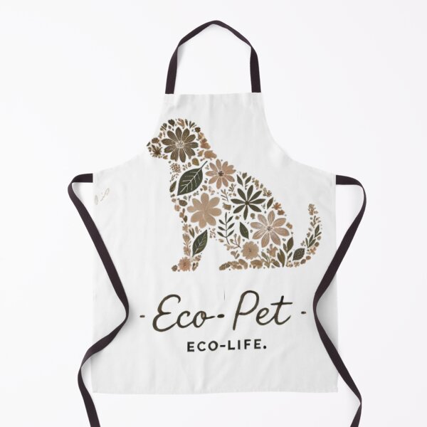 Item preview, Floral Dog Design Promoting Eco-Friendly Pet Life designed and sold by yuxin2009.