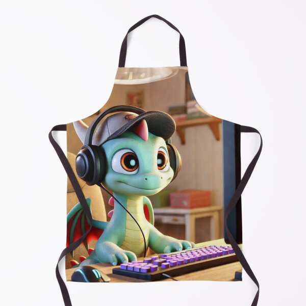 Item preview, Gaming Dragon in Action designed and sold by Sillytoe.