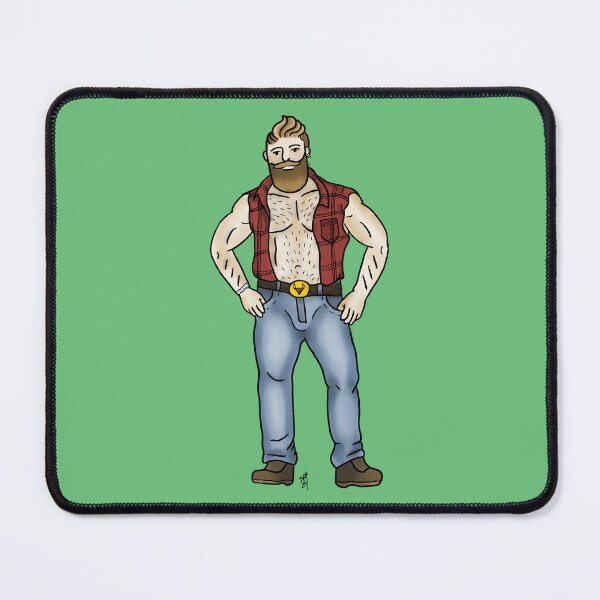 Item preview, Burly Male pinup designed and sold by TheDevilDogg.