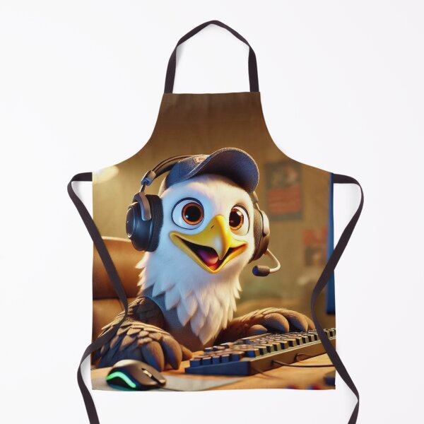 Item preview, Gamer Eagle on a Mission designed and sold by Sillytoe.
