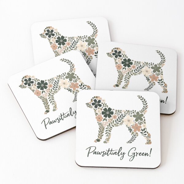 Item preview, Floral Dog Design Promoting Eco-Friendly Living designed and sold by yuxin2009.