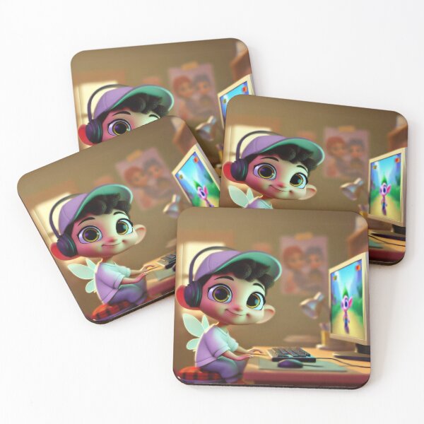 Item preview, Gaming Fairy at Play designed and sold by Sillytoe.
