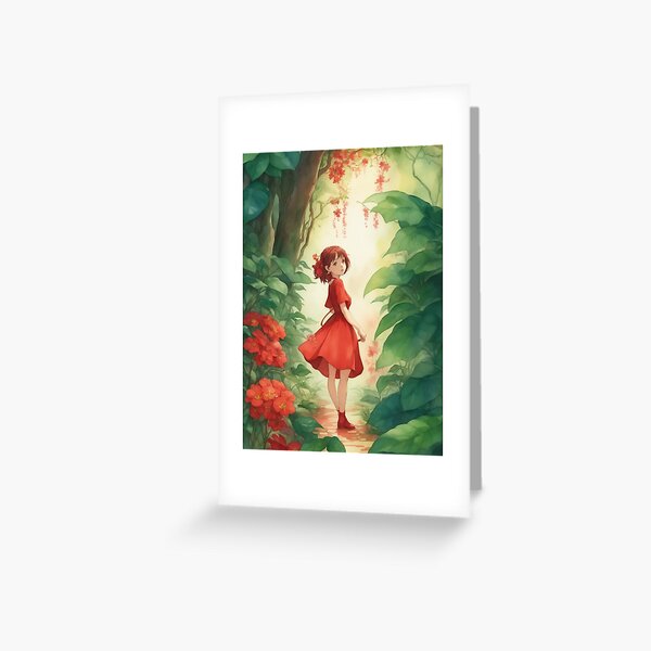 Item preview, Arrietty Flower Red designed and sold by Greenvegetable.