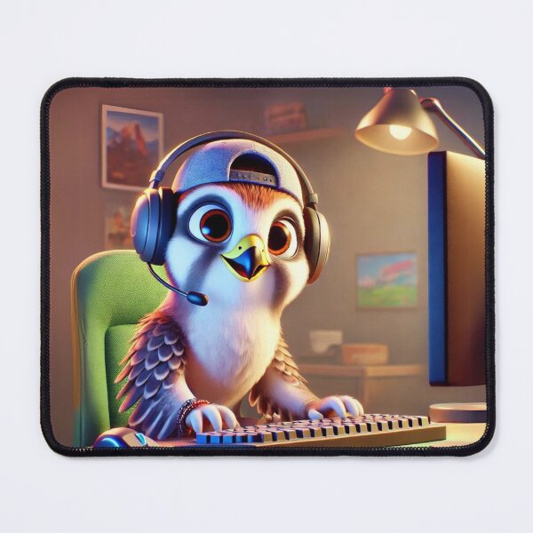 Item preview, Gamer Falcon at the Keyboard designed and sold by Sillytoe.