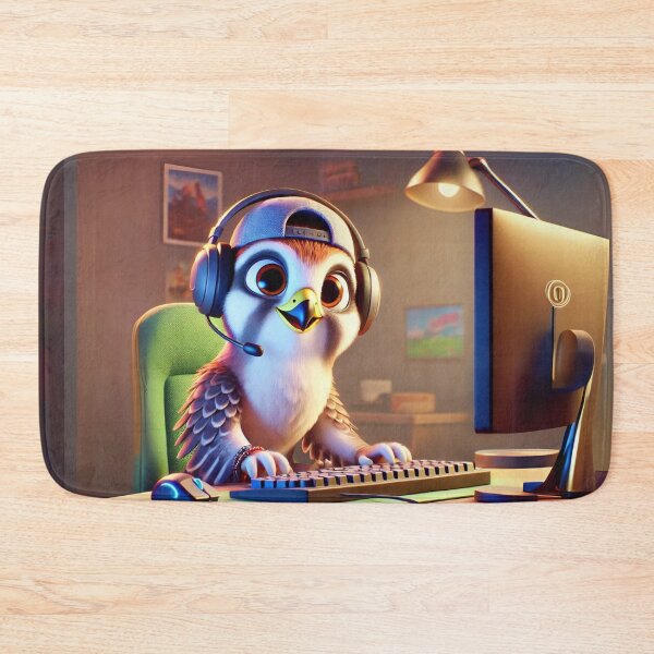 Item preview, Gamer Falcon at the Keyboard designed and sold by Sillytoe.