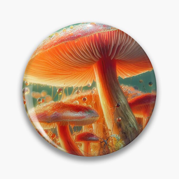 Item preview, Macro Shot of a colorful Mushrooms designed and sold by SideKickCreates.