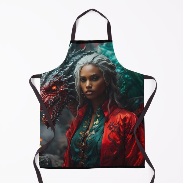 Item preview, Silver Haired Girl With Her Dragon v2 designed and sold by Marcicev-Bojan.
