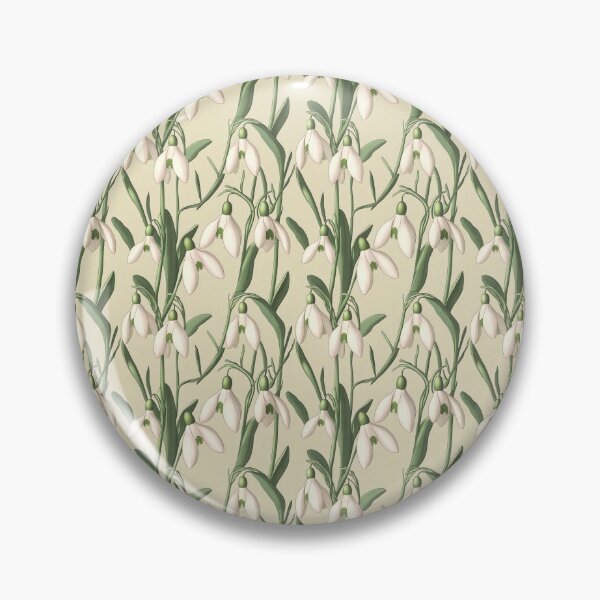 Item preview, Elegant Snowdrop Flowers Seamless Pattern designed and sold by VoyteksDesigns.