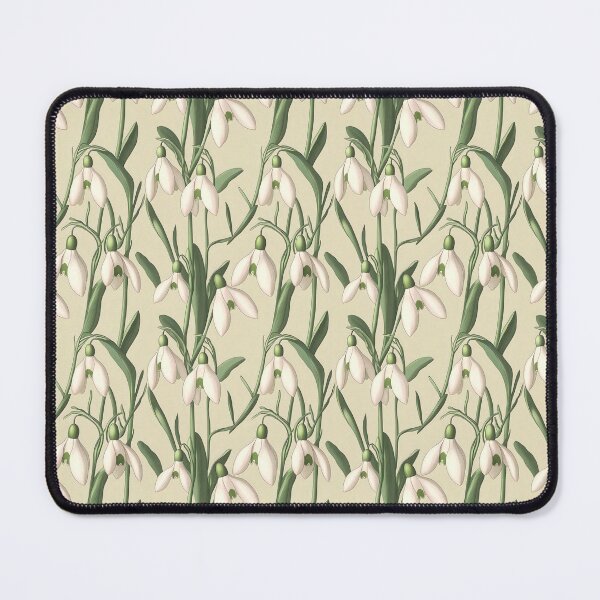 Item preview, Elegant Snowdrop Flowers Seamless Pattern designed and sold by VoyteksDesigns.