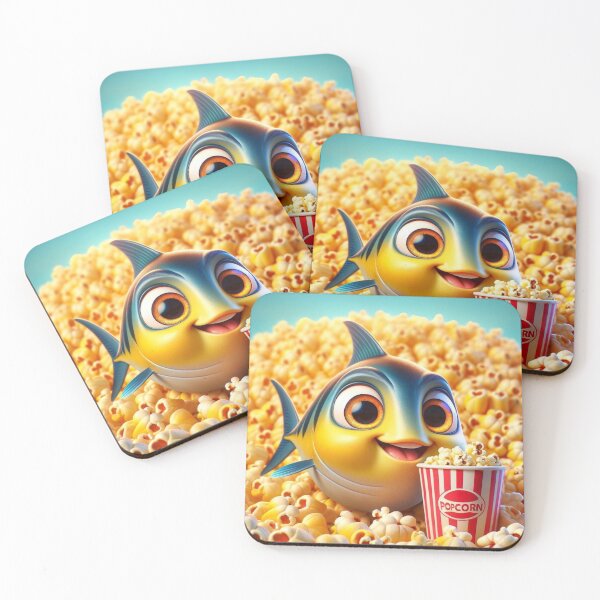Item preview, Popcorn Party with Albacore Tuna designed and sold by Sillytoe.