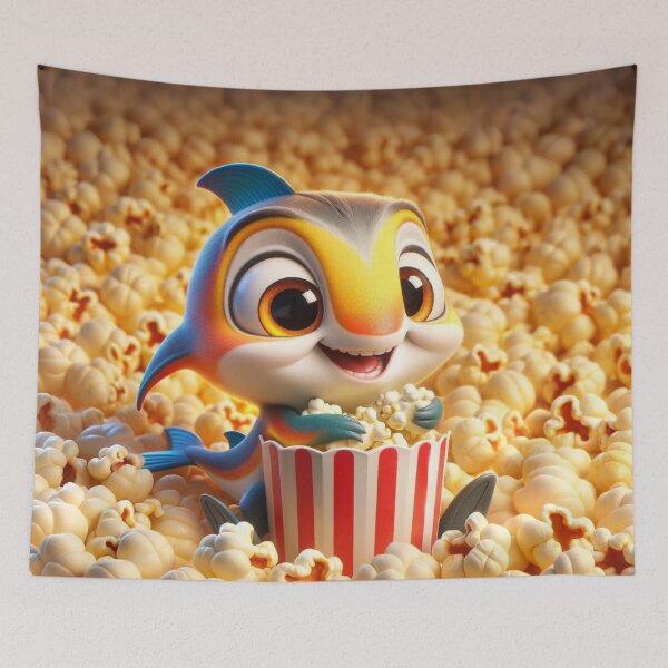 Item preview, Amberjack's Popcorn Delight designed and sold by Sillytoe.