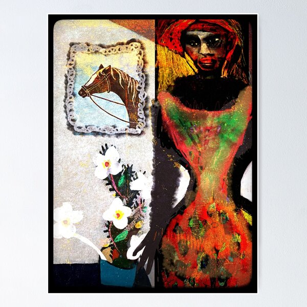 Item preview, ‘A Photo Of A Horse Upon The Wall’ designed and sold by Linda Truskett Art.