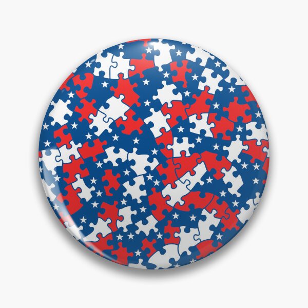 Item preview, Jigsaw Puzzle Lover Pieces Pattern Master Puzzler Camo USA designed and sold by GrandeDuc.
