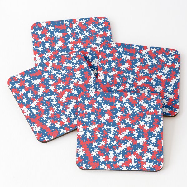 Item preview, Jigsaw Puzzle Lover Pieces Pattern Master Puzzler Camo USA designed and sold by GrandeDuc.