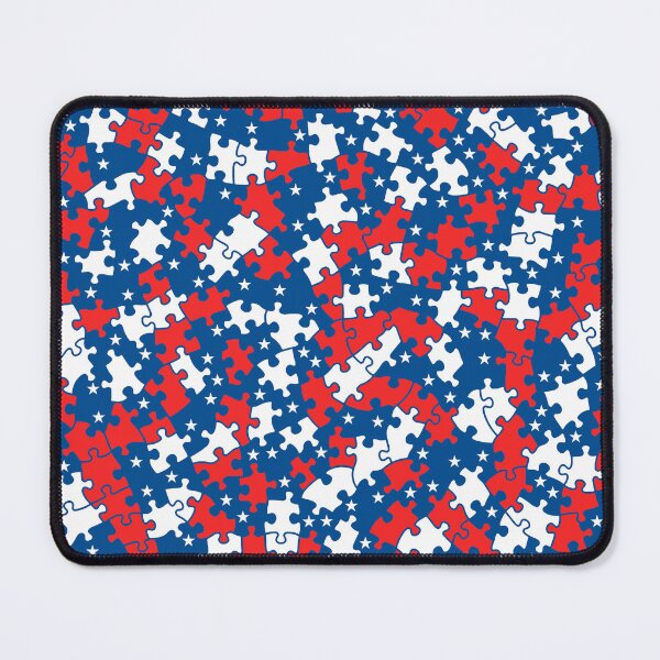 Item preview, Jigsaw Puzzle Lover Pieces Pattern Master Puzzler Camo USA designed and sold by GrandeDuc.
