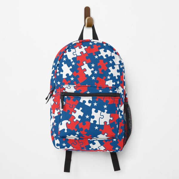 Item preview, Jigsaw Puzzle Lover Pieces Pattern Master Puzzler Camo USA designed and sold by GrandeDuc.