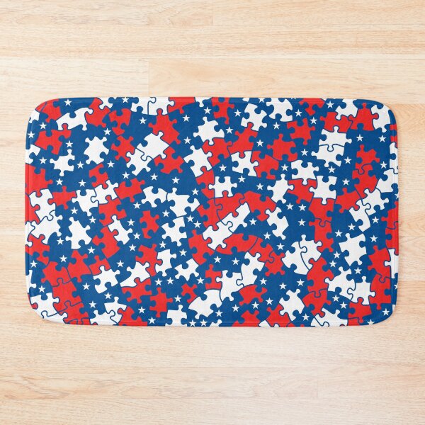 Item preview, Jigsaw Puzzle Lover Pieces Pattern Master Puzzler Camo USA designed and sold by GrandeDuc.