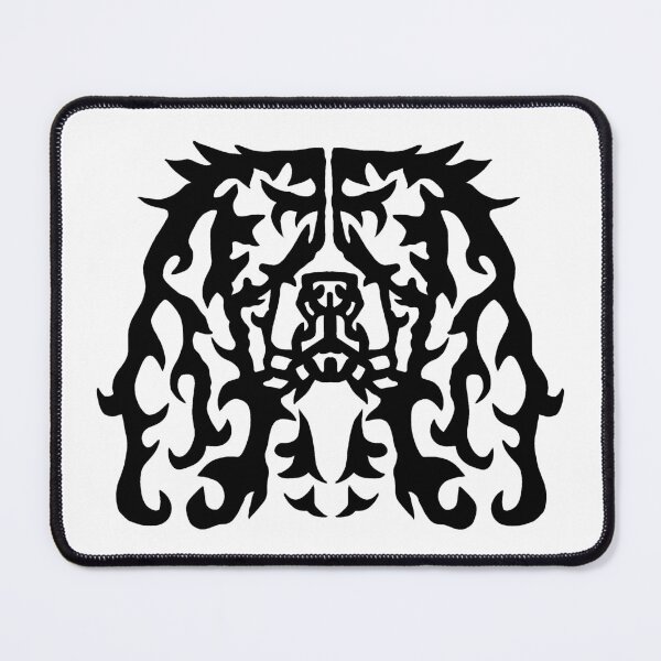 Item preview, Cavalier King Charles Spaniel Tattoo style print cute dog designed and sold by CreativelySophG.
