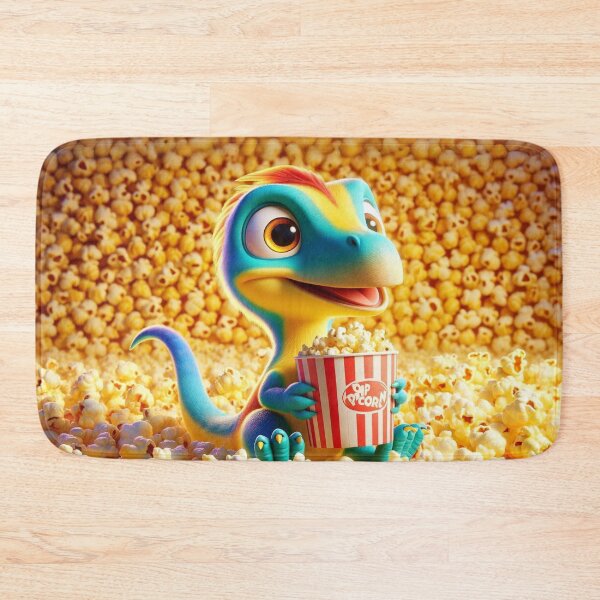 Item preview, Popcorn Party with Archaeopteryx designed and sold by Sillytoe.