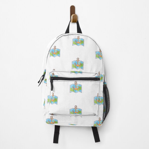 Item preview, Illustration of a map navigation with anchor designed and sold by rasagamastore.