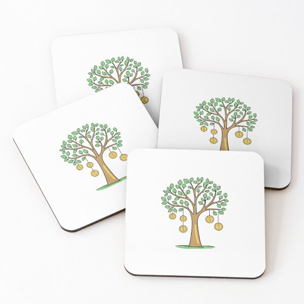 Item preview, Tree money leaves and coins as fruits designed and sold by rasagamastore.